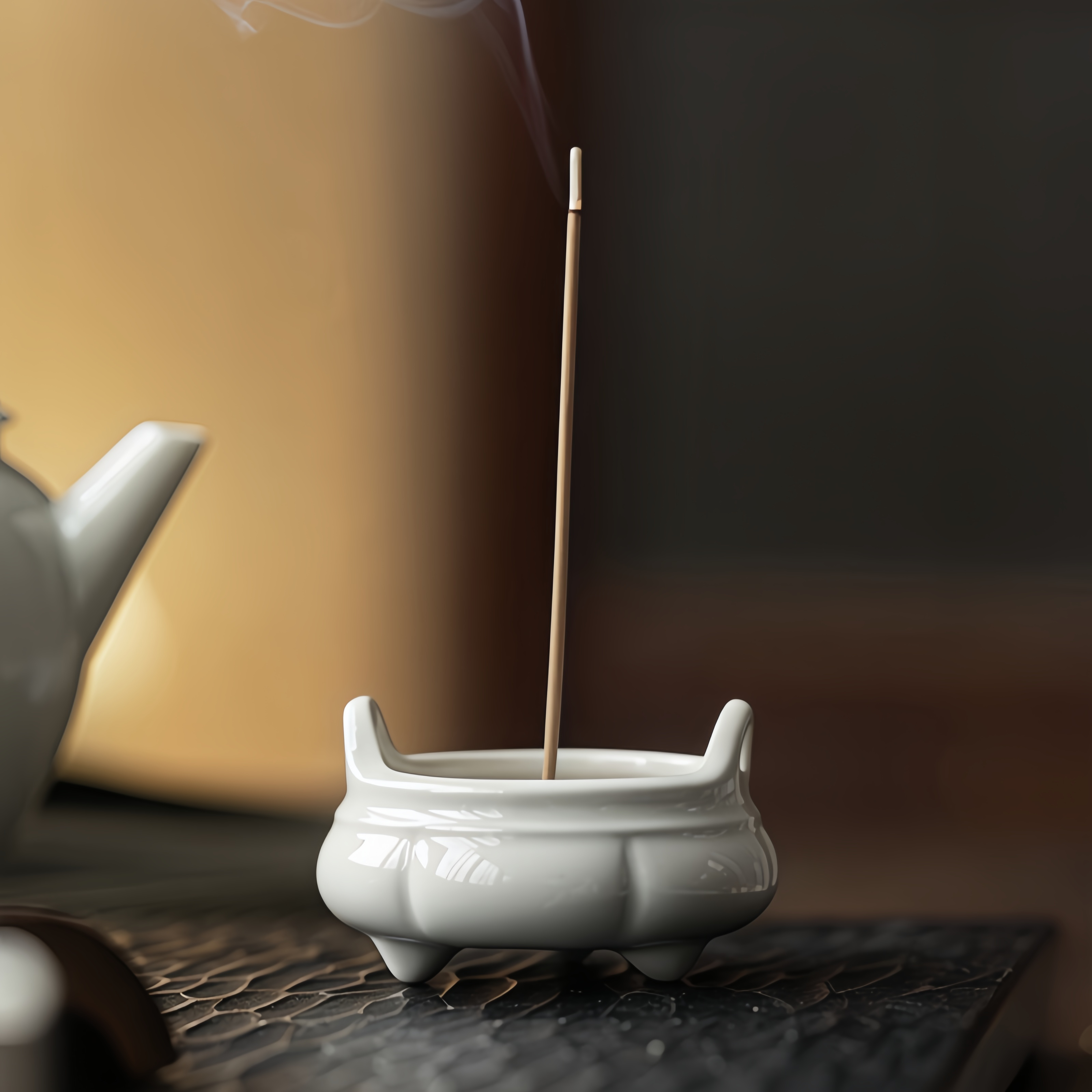 Triad of Tranquility -- Incense Holder