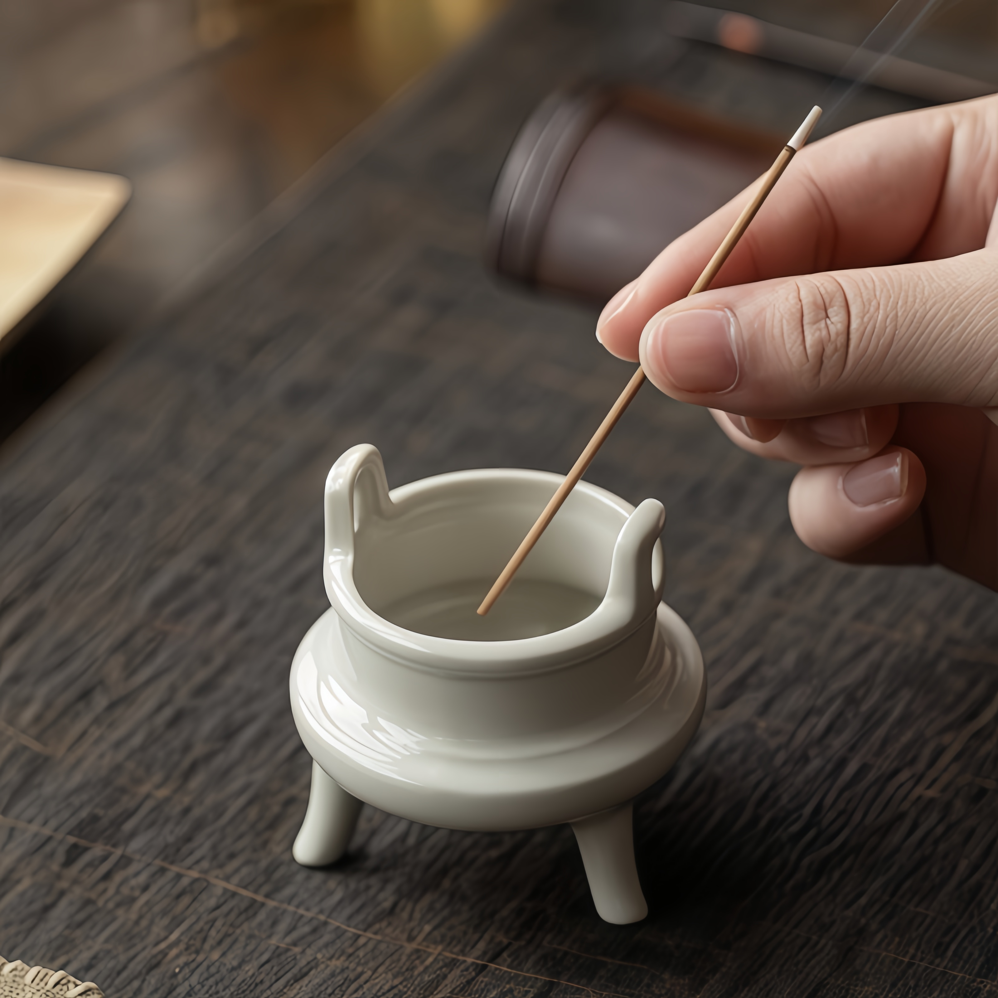 Gray Chord -- Incense Holder